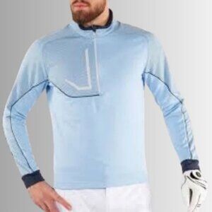 Galvin Green Daxton Insula ½ zip sweater blue men's size XL